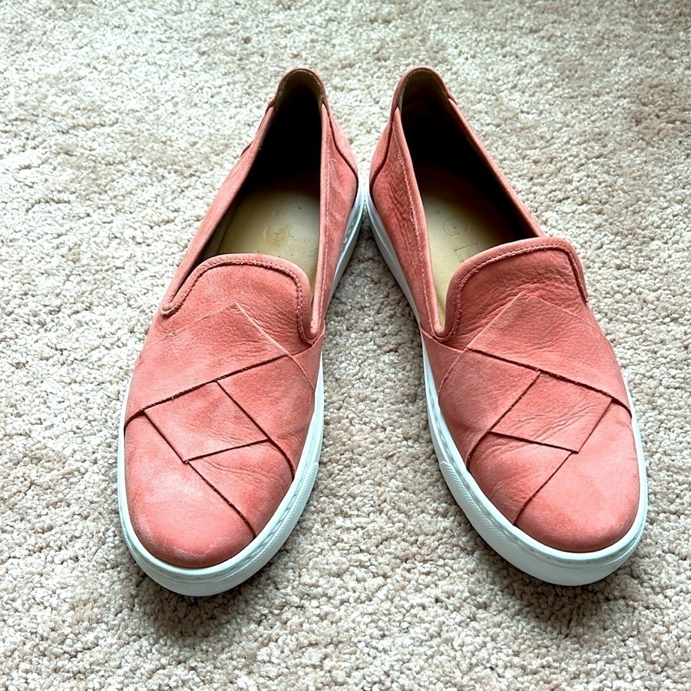 M.Gemi leather slip on tennis shoes
